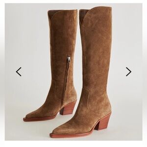 Dolce Vita Raj Boots Brown Suede: SZ 8